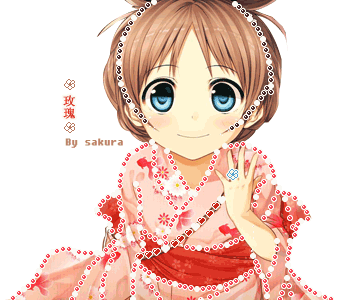 [芊芊细语]  sakura></p></a> . 『珠子』 ◤和服少女萌萌哒◢