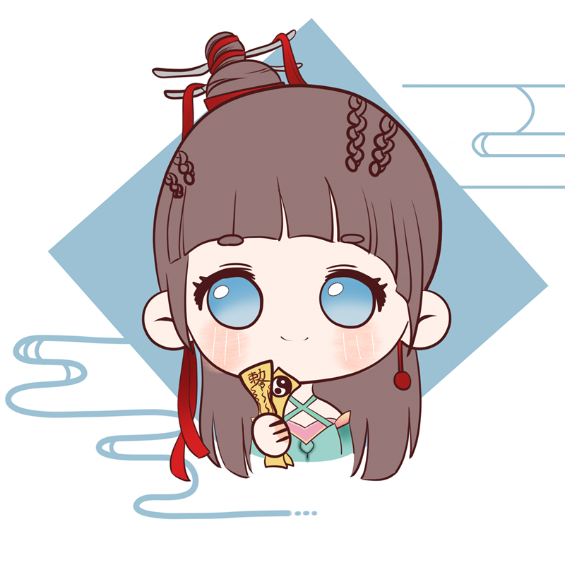 【记者站·手绘】门派小头像【武当】【女】