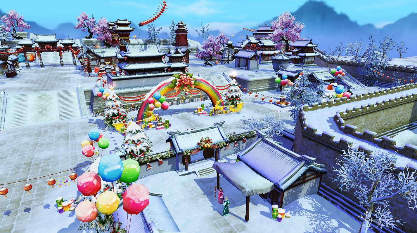 洛阳下雪了,背景音乐又上头了 - 视觉秀场 - 《新天龙八部》官方论坛