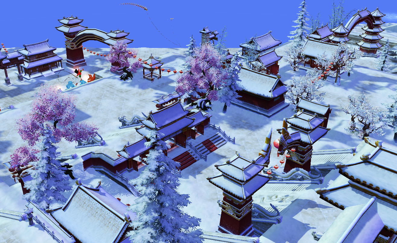 洛阳下雪了,背景音乐又上头了 - 视觉秀场 - 《新天龙八部》官方论坛
